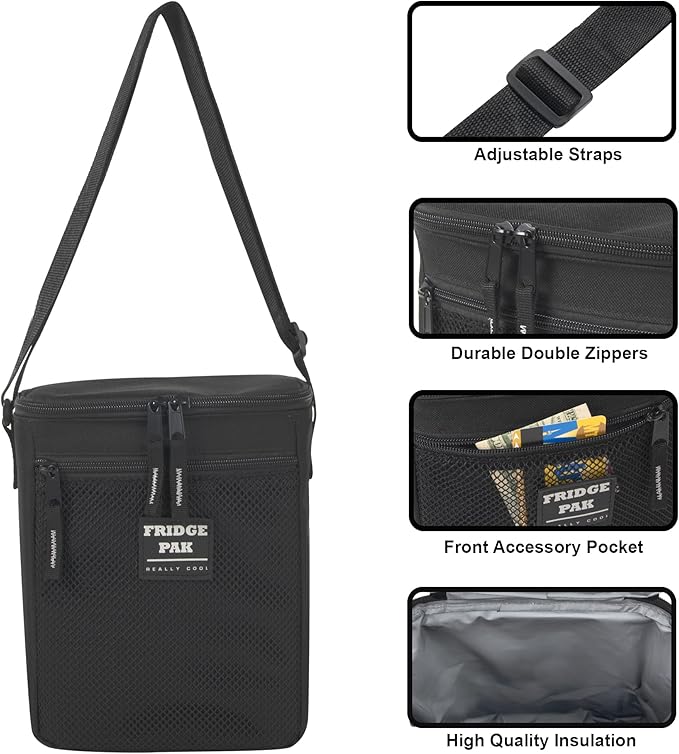 6 Can Cooler Bags Insulated Soft Cooler Lunch Bag for Men, Waterproof Leak Proof Cooler Bags Insulated