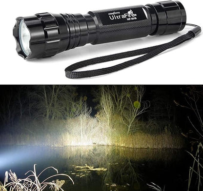ULTRAFIRE Tactical Flashlight, WF-501B 800 Lumens Super Bright 5 Mode Mini LED Flashlight,IPX-65 Waterproof EDC Handheld Torch for Outdoor Camping and Hiking