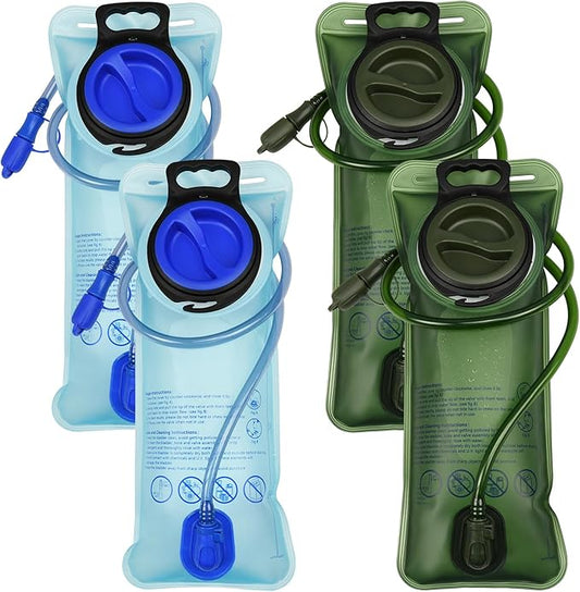 1/2/4/8 Pack Hydration Bladder, 1.5L/2L/2.5L/3L Water Reservoir, Leakproof Water Bladder Hydration Pack, Large Opening Water Storage Bladder Bag, for Cycling Hiking Camping