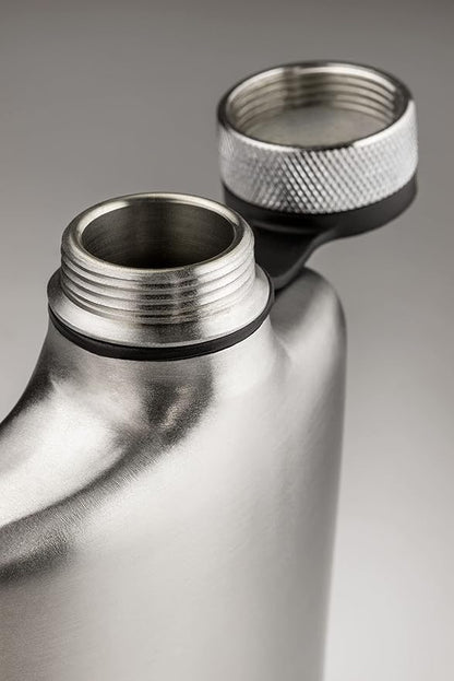 GSI Outdoors, Glacier Stainless 8 Fl. Oz. Hip Flask, Superior Backcountry Cookware Since 1985, Stainless