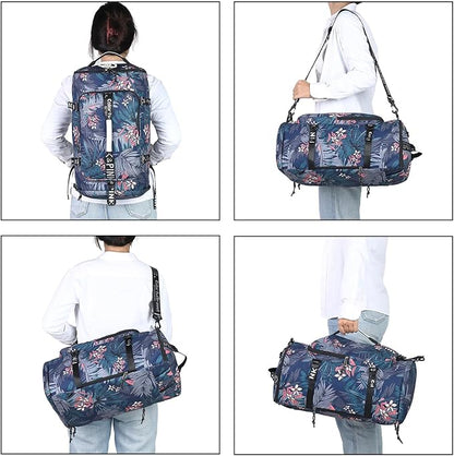 gym duffel bag backpack wrestling bag with shoe compartment 4 kinds of back method waterproof sports walking laptop