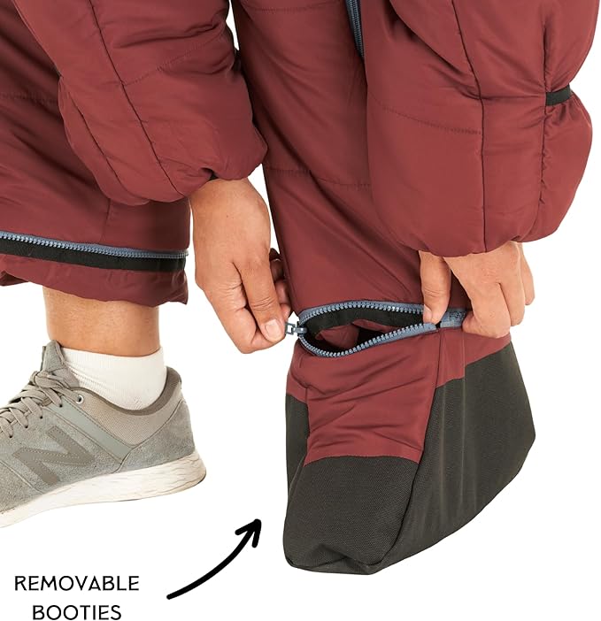 Selk'bag Original Wearable Sleeping Bag - Outdoor & Indoor Sleeping Bags - Sleeping Bag Suit - Temp Rating 35 to 44 Degrees F