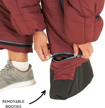 Selk'bag Original Wearable Sleeping Bag - Outdoor & Indoor Sleeping Bags - Sleeping Bag Suit - Temp Rating 35 to 44 Degrees F