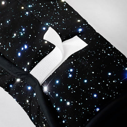 Space Nap Mat - Space Ship Galaxy Sleeping Bag with Removable Pillow - Daycare and Sleepovers Preschool Kindergarten Bedding Set for Kids Toddler Boys Girls