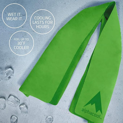 PVA Cooling Towel for Men and Women – Soft Absorbent Instant Relief Cool Towels for Hot Outdoors Sports Workout Fitness Gym Yoga – 29.5” x 13”