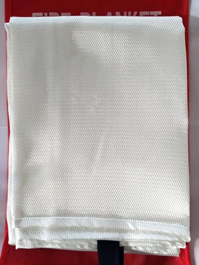 Fire Blankets for Home and Kitchen, Camping Emergency Blankets, 40 * 40 INCHES Suppression Blanket for Emergency, Survival Safety Cover (2 Pack)