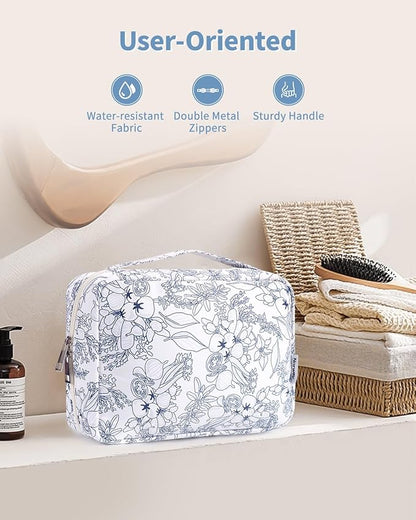 Narwey Hanging Travel Toiletry Bag Cosmetic Make up Organizer for Women and Girls Waterproof