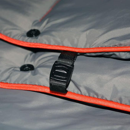 Camping Blanket, Puffy Waterproof Travel Blanket, Warm Cozy Picnic Blanket, for Outdoors, Travel, and Mountain.(Grey, 55" x 39")