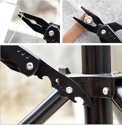 1X Survival Tools Gadgets Multitool Hammer, Father's Day Gifts Birthday Present for Men Dad Boy Grandpa, 14 in 1 DIY Survival Gadget Kit Tool Camping Backpacking Accessories