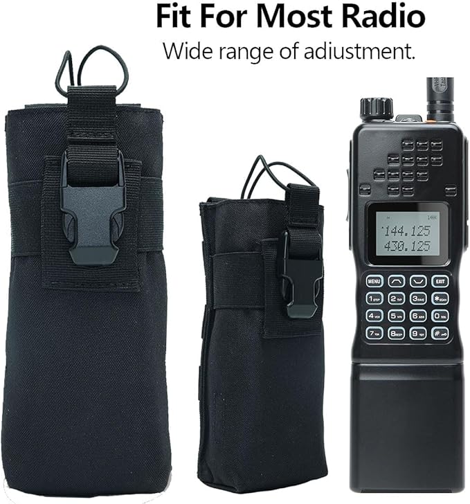 AR-152 Radio Pouch Tactical Radio Holder Radio Case Molle Radio Bag Nylon for GPS Phone AR-152 UV-5R 3800mAh Two Way Radio Walkie Talkies