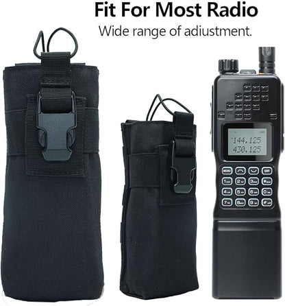AR-152 Radio Pouch Tactical Radio Holder Radio Case Molle Radio Bag Nylon for GPS Phone AR-152 UV-5R 3800mAh Two Way Radio Walkie Talkies