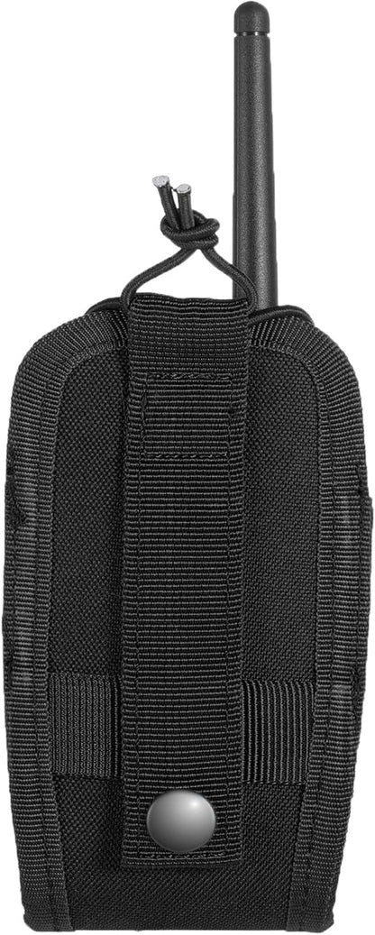 FRTKK Tactical Radio Holder Radio Holster Molle Radio Pouch Universal Radio Case Military Heavy Duty Radio Bag for Police Firefighter Two Ways Walkie Talkies Vest