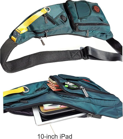 Nylon Sling Chest Bag Daypack Bicycle Travel Gym Backpack