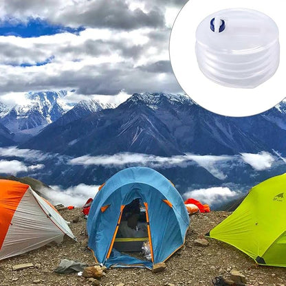 10L Outdoor Collapsible Water Bag Camping Foldable Water Containers Drinking PE Folding Bucket Telescopic Storage Water Bottle
