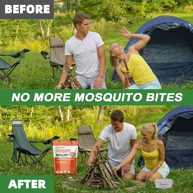 Mosquito Repellent for Patio, Indoors Mosquito Repellant, Mosquitoes Deterrent for Yard, Mosquito Control for Room, Keep Mosquito Away Ticks and Gnats,Indoor Mosquito Repellents 2-Pack, White