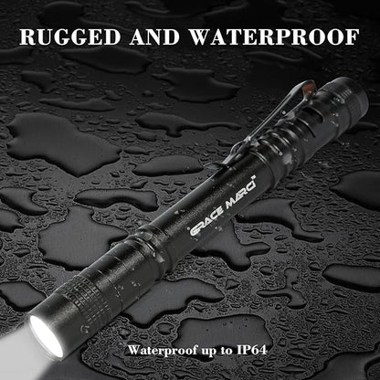 Pen Light Flashlight, Bright Small Handheld Pocket Flashlight, 3 Modes Mini Small Flashlights High Lumens with Clip LED Pen Flashlight for Camping Emergency Inspection Outdoor, 5 Pack