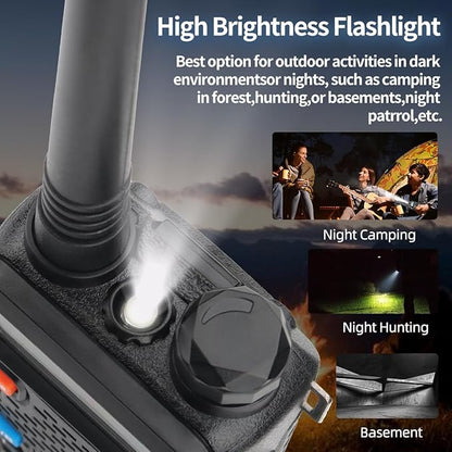 BAFENG UV-5R Ham Radio Handheld Dual Band Long Range Walkie Talkie for adults Ham Radios Long Range Two Way Radio Walkie Talkies with Headset Full Set