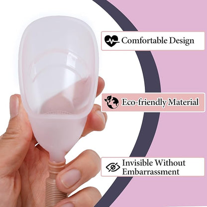 Female Urination Device,Portable Urinal Allows Women to Pee Standing Up,Female Pee Funnel with Retractable Hose, Reusable Women Pee Funnel for Camping,Hiking,Outdoor Activities,Travel(set of 4)