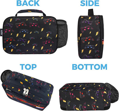 RLGPBON Kids Lunch Bag,Insulated Lunch Box for Girls Boys,Lunch Bag Toddler Teen,School Daycare Cute Travel bags