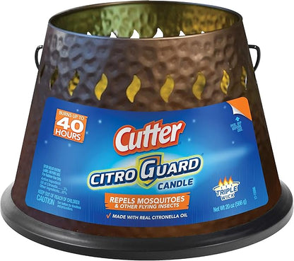 Cutter Camping-Candles, Pack of 6, Silver