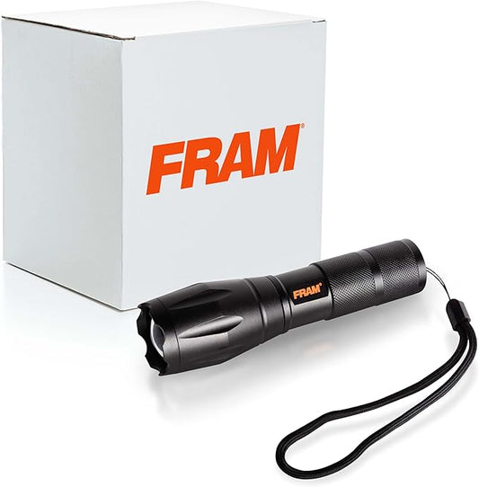 FRAM FAC40006 Handheld Flashlight, Portable and Convenient, Perfect for Camping Essentials, Survival Gear, Waterproof lamp.