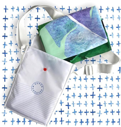 Microfiber Beach Towel & Bag. Lightweight, Compact & Quick-Dry. For Travel, the Beach, Pool, Gym, Yoga & Camping. Extra Large (71x35.5), Tropical Leaves