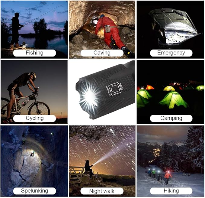 Blacklight Flashlight Kit, 2 in 1 LED UV 395nm Blacklights with 500LM Highlight, 4 Modes, Ultraviolet Torch Light for Pet Urine/Scorpion Detection/Night Fishing/Travel/Camping