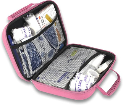 Portable-Home First-Aid Emergency-Kit Car-Travel - 299Pcs Urgent Basic First Aid Set Earthquake Emergency Kit Outdoor Backpacking Gear for Hiking Office Pink YIDERBO