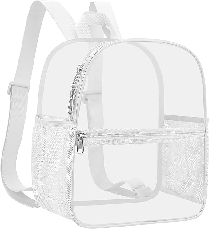 Oraben Clear Backpack for Stadium Events Stadium Backpack Waterproof 12x6x12 Clear Bag for Adult Concert Sport Work