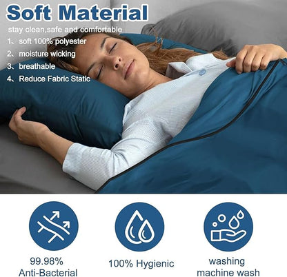 Sleeping Bag Liner, Ultralight Sleeping Bag Liner 86.6 * 35.5 inch Hotel Sleeping Sack for Adults,Ultralight Travel Sheet & Adult Sleep Sack, Camping Sheets Travel Sleep Sack for Backpacking