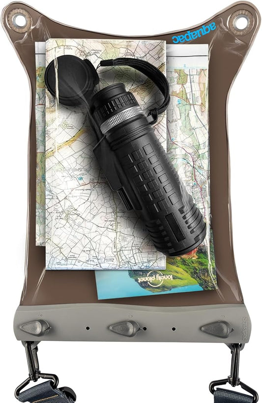 Aquapac Waterproof Large Paddle Case, Made in the UK, Shoulder Strap, Travel Essential, 5 Year Warranty (Large)