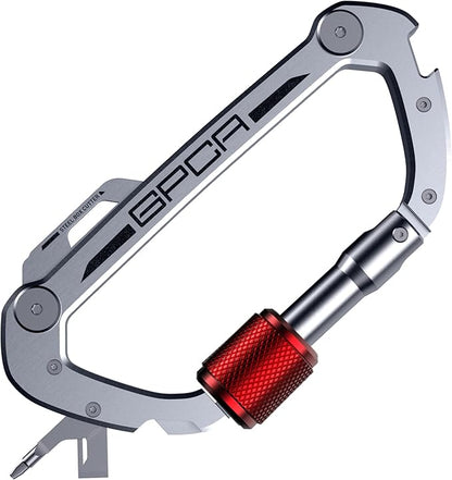 GPCA Carabiner Keychain Clip, Key Organizer, Key Ring, car Key Holder, Multi Tool EDC Gear with Bottle Opener