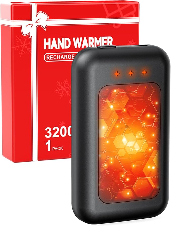 Hand Warmers Rechargeable, Electric Hand Warmer, 16 Hours Lasting, Great for Outdoors, Camping, Gifts for Women Men