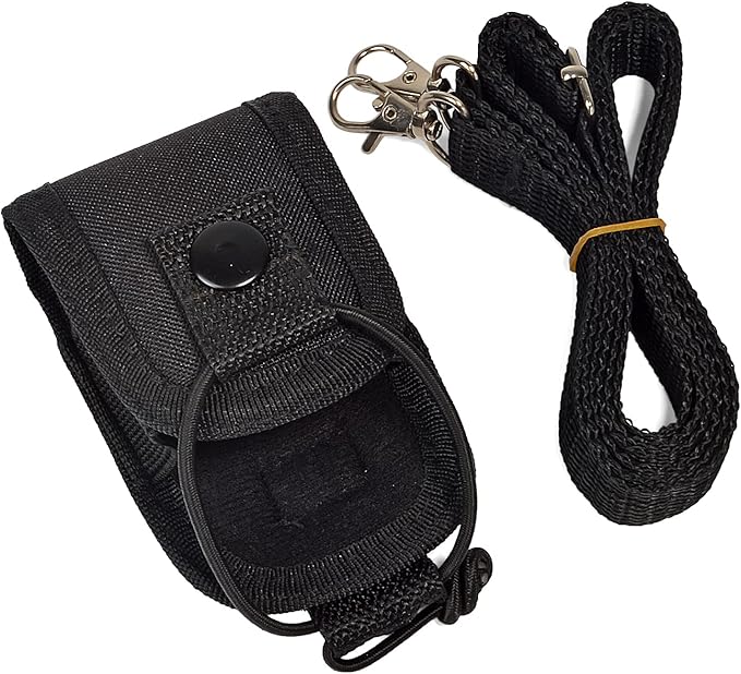 HYS Universal Holster Radio Case, Worn on a Belt/Shoulder Strap Radio Holster for baofeng UV5R 888S Motorola talkabout Midland Cobra Walkie Talkie radio