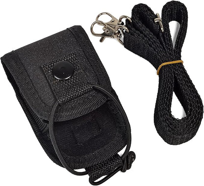 HYS Universal Holster Radio Case, Worn on a Belt/Shoulder Strap Radio Holster for baofeng UV5R 888S Motorola talkabout Midland Cobra Walkie Talkie radio