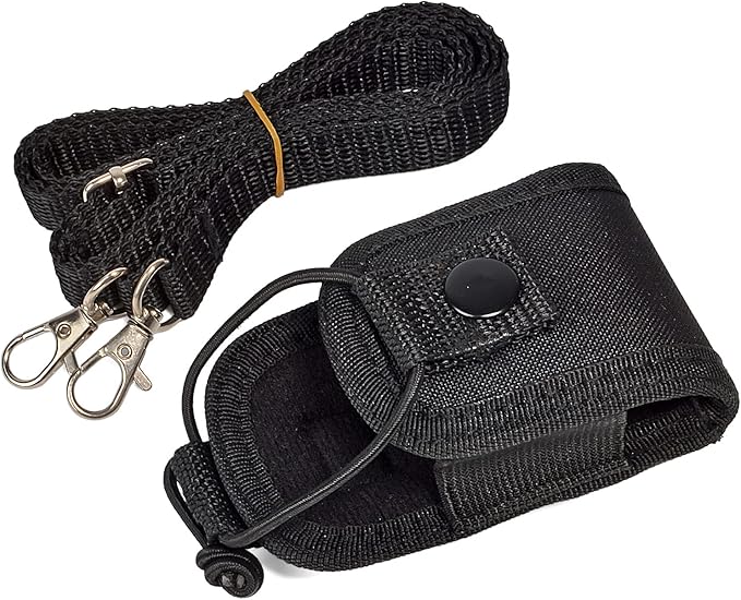 HYS Universal Holster Radio Case, Worn on a Belt/Shoulder Strap Radio Holster for baofeng UV5R 888S Motorola talkabout Midland Cobra Walkie Talkie radio