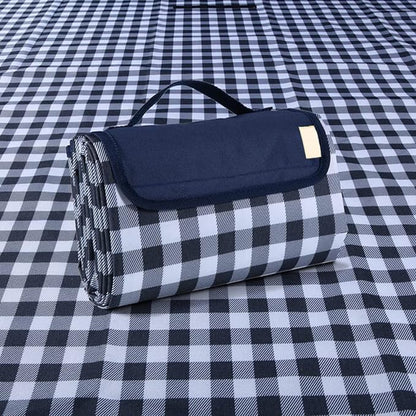 K Y KANGYUN Outdoor Picnic Blanket, Extra Large Beach Blanket, Foldable Lightweight Waterproof Sand Mat, Picnic Blanket 80" x 60" for Beach Camping Hiking Park Patio (Dark Blue, 80x60 inch)
