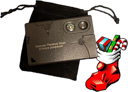 Gifts for men MultiTools - 10 in 1 Credit Card Pocket Multi Tool for everyday use - Home, Work or Outdoors - Holiday Christmas Stocking Stuffers (1 Pack)