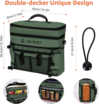 Kayak Cooler Behind Seat - Waterproof Cooler Bag Compatible with Lawn-Chair Seat Kayak，Kayak Accessories Camping Cooler, Portable Ice Chest for Fishing, Beach,Picnic, Trips