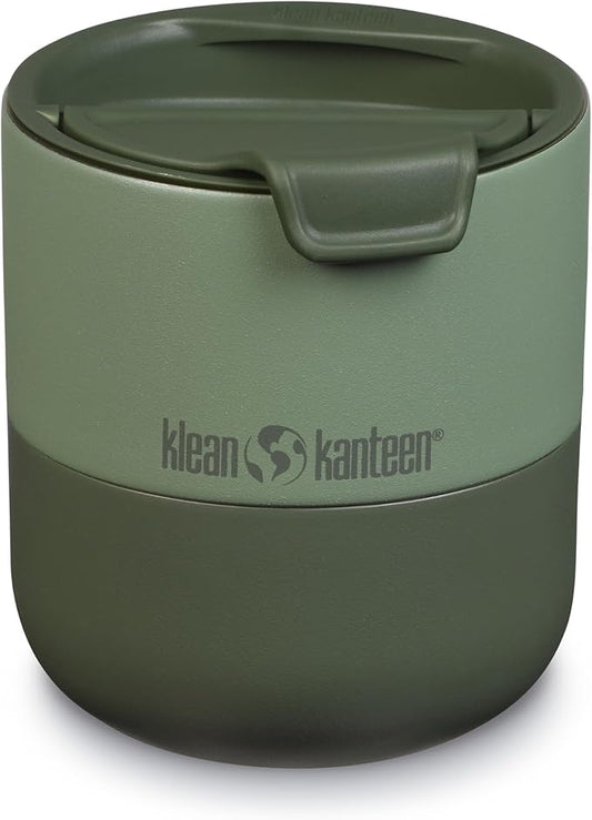 Klean Kanteen Rise 10oz Lowball - Stainless Steel Tumbler with Flip Lid - Sea Spray