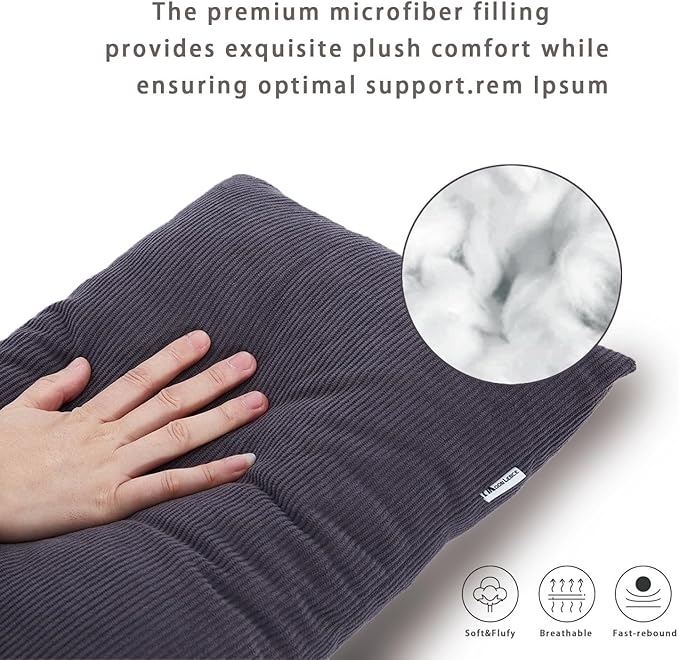 MOON LENCE Camping Pillows 2 Pack Compressible Backpacking Pillows for Travel Lightweight Hammock Pillows with Removable Pillows Cover Outdoor Camp Gear M