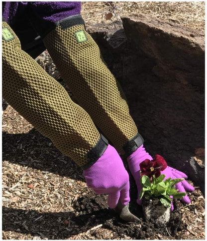 3D Mesh Tick Repelling Arm Gaiters for Gardening