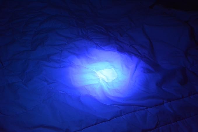 395 nm Ultra Violet UV Flashlight Blacklight, High Power LED 3 Mode 10 Yard Long Range UV Flashlight Blacklight, Pets Urine Detector, Stains, Odor Detector