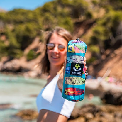 4Monster Microfiber Beach Towel Quick Dry,Super Absorbent Lightweight Travel Towel for Swimmers, Sand Free Camping Towel, Beach Towels for Pool, Swim, Water Sports,Yoga,Gym,Backpacking