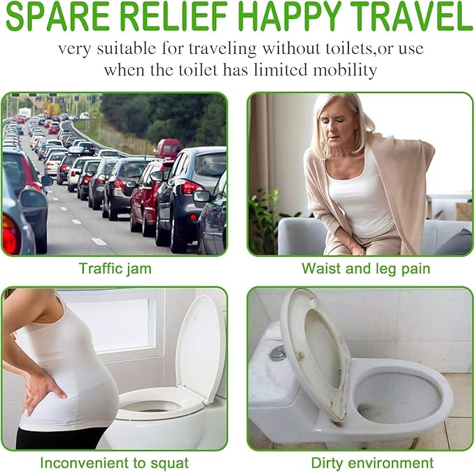 Female Urination Device, Reusable Female Urinal Silicone Women Pee Funnel Allows Women to Pee Standing Up, Portable Womens Urinal is The Perfect Companion for Camping,Outdoor,Travel