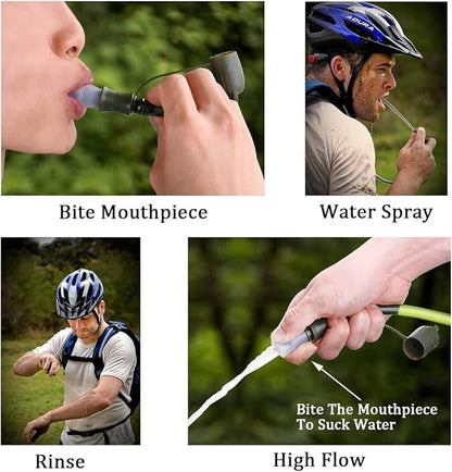 Hydration Bladder, 2L-3L Water Bladder for Hiking Backpack Water Storage Bag Reservoir, BPA Free Water Pouch Hydration Pack Replacement for Bicycling Cycling Hiking Camping Hunting Running