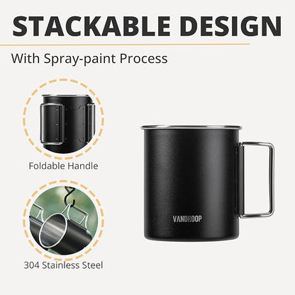 Portable Pour Over Coffee Maker Set, Collapsible Silicone Coffee Dripper Set, Perfect for Travel, Camping, Home