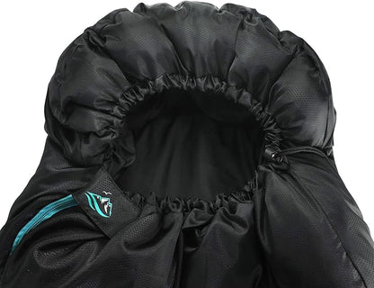 FE Active Camping Sleeping Bag - 3-4 Seasons Extra Long or Lightweight Hooded, Warm Outdoor Compact & Lightweight Sleeping Bag for Camping, Backpacking, Hiking, Travel | Designed in California, USA