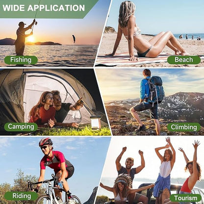 Solar Portable Shower Bag, 5 Gal/20L Compact Outdoor Heating Camping Shower Bag with On-Off Switchable Shower Head&Removable Hose Suitable for Camping, Hiking, Travel, Beach Swimming