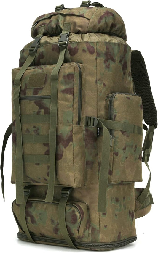100L Hiking Camping Backpack Tactical Backpack for Men Large Survival Hunting Waterproof Backpack Molle Rucksack Military Camping Backpacking Daypack